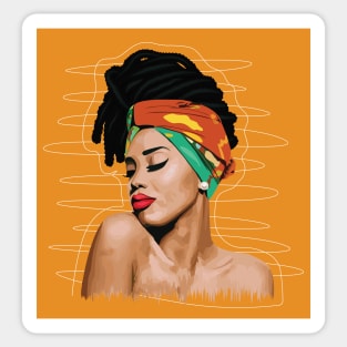 Beautiful African Colors Sticker